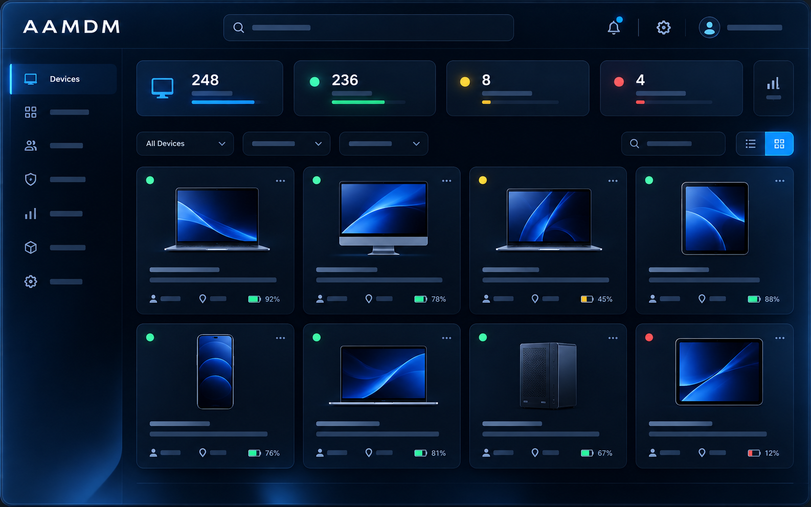 AAMDM fleet overview